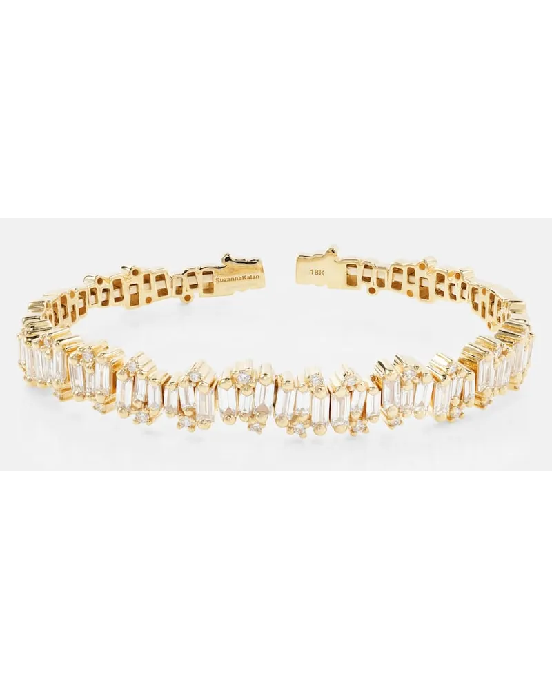 Suzanne Kalan Bracciale Shimmer Audrey in oro 18kt con diamanti Oro