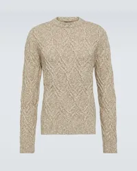 Loro Piana Pullover Khitan in lana e cashmere Beige