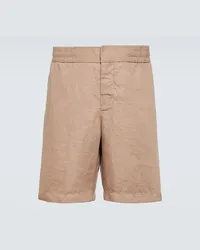 Orlebar Brown Shorts Cornell in lino Rosa