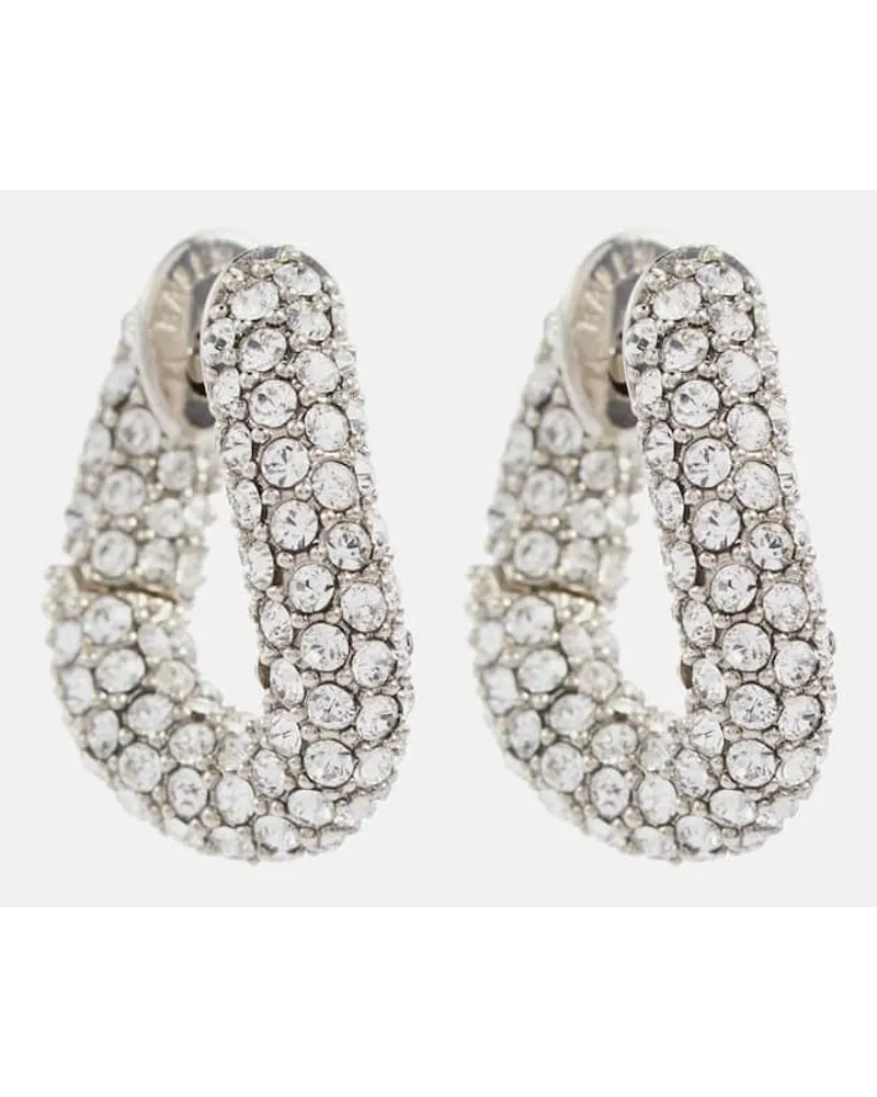 Balenciaga Orecchini con cristalli Argento