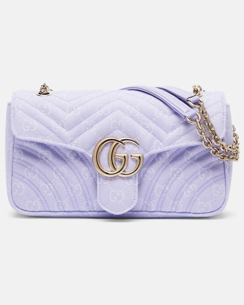 Gucci Borsa a spalla GG Marmont Viola