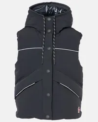 Moncler Gilet Arolla imbottito in piuma Nero