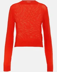 Jil Sander Pullover in lana Rosso