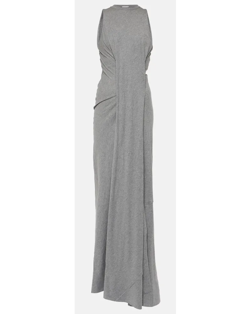 Victoria Beckham Abito lungo in cotone Grigio