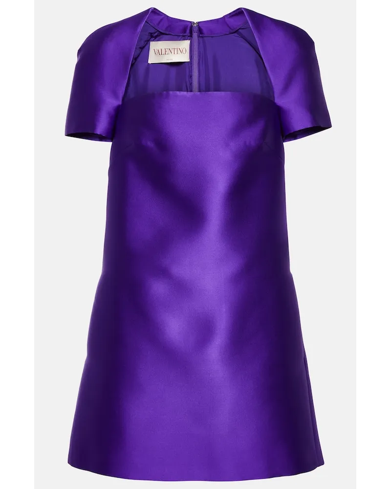 Valentino Garavani Miniabito in raso Viola
