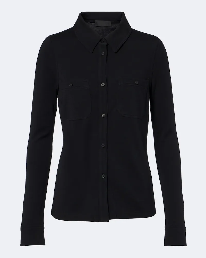 Nili Lotan Camicia Ibra in lana Nero
