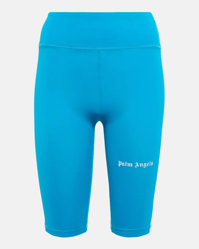 Palm Angels Shorts a vita media Blu
