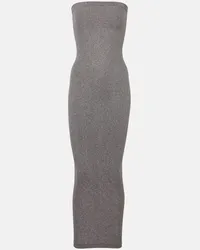 Wolford Abito midi Fading Shine Grigio