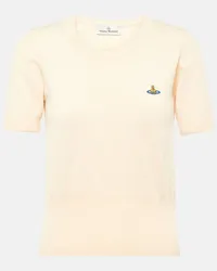 Vivienne Westwood Top Bea in cotone e cashmere Bianco