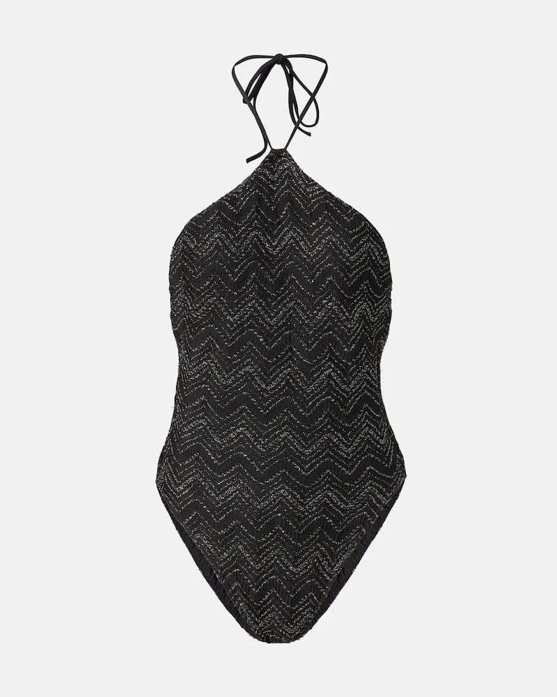 Missoni Costume intero in lamÃ Nero