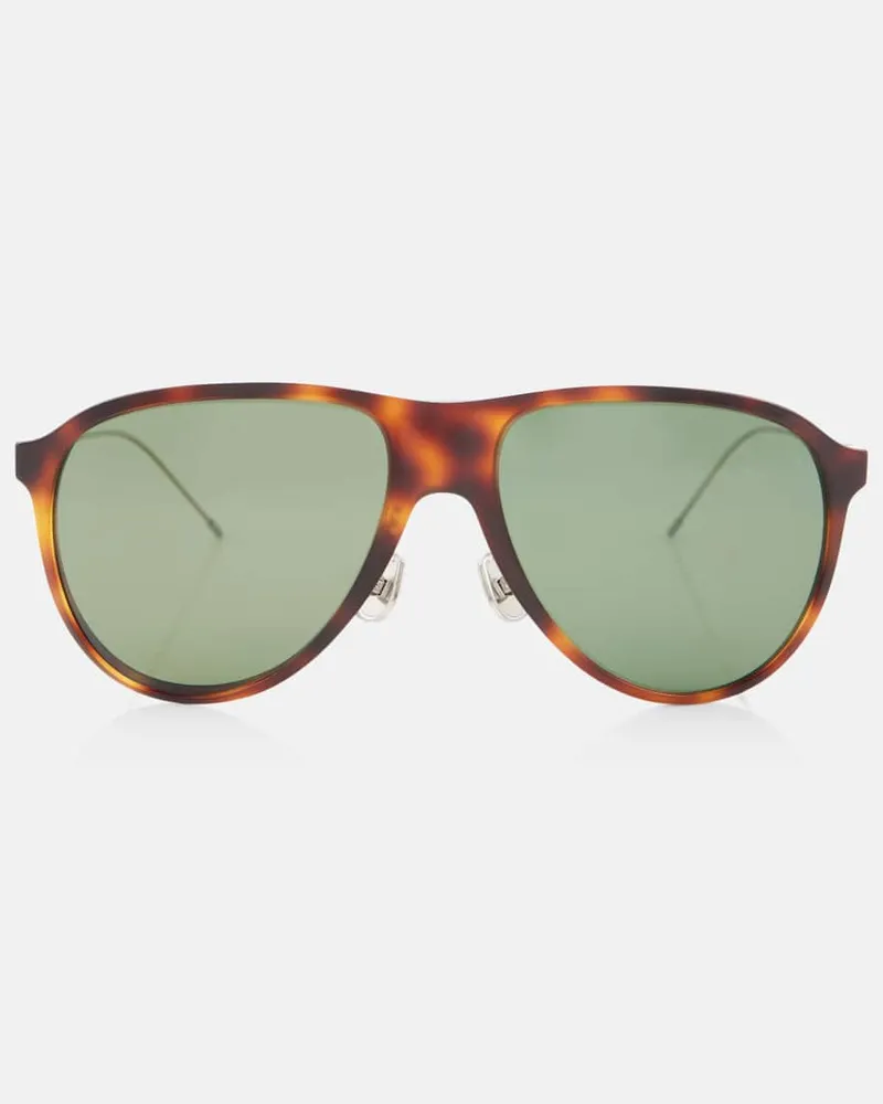Brunello Cucinelli Occhiali da sole Sartorial Sunset Marrone