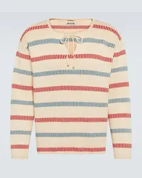 BODE Pullover Bay Stripe in cotone Neutro