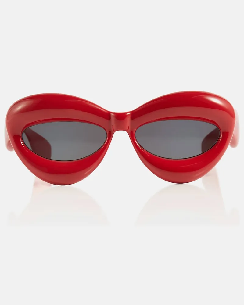 Loewe Occhiali da sole cat-eye Inflated Rosso