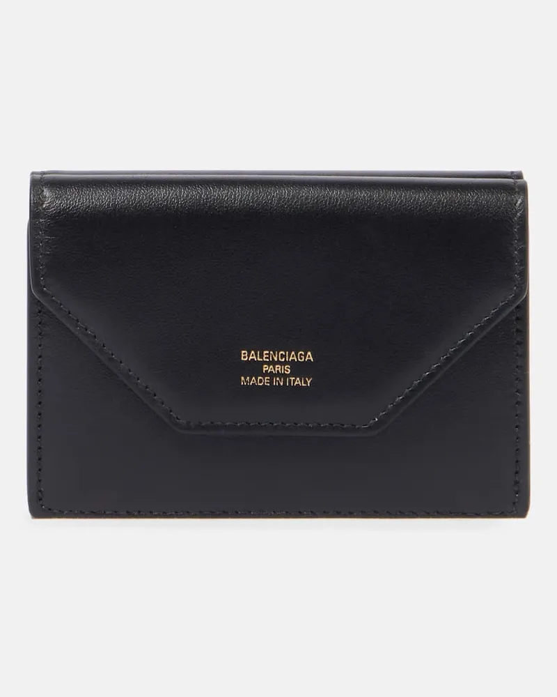 Balenciaga Portafoglio Envelope Mini in pelle Nero