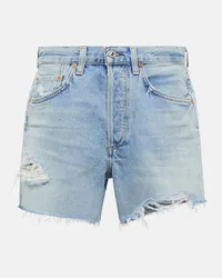 Citizens of humanity Shorts Annabelle in denim distressed Blu