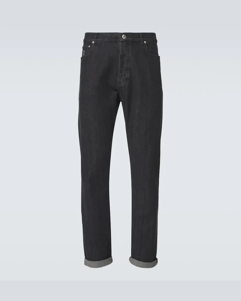 Brunello Cucinelli Jeans Iconic Fit Grigio