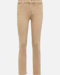 7 for all mankind Jeans slim Roxanne a vita media Beige