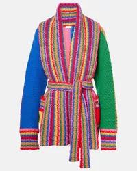 Emilio Pucci Cardigan in lana a righe Multicolore