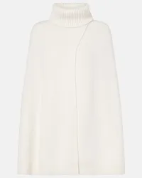 Lisa Yang Poncho Annie in cashmere Bianco