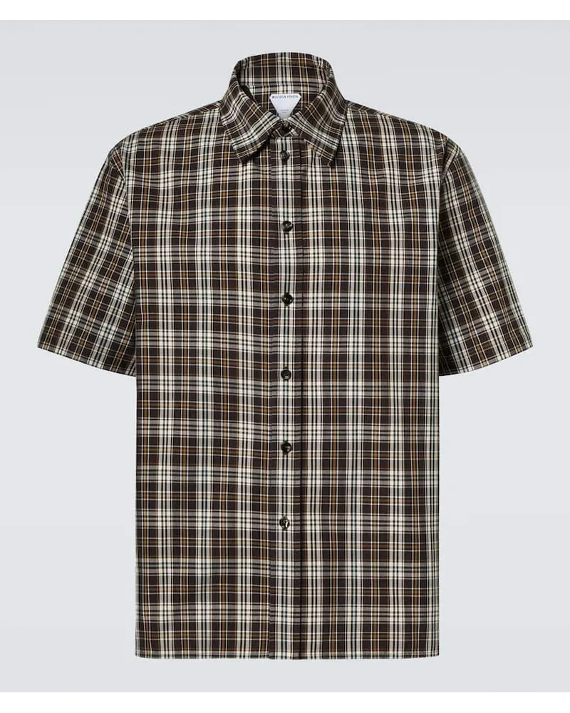 Bottega Veneta Camicia in cotone a quadri Multicolore
