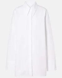 Jil Sander Camicia in popeline di cotone Bianco