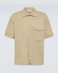 Stone Island Camicia 11805 in cotone Beige