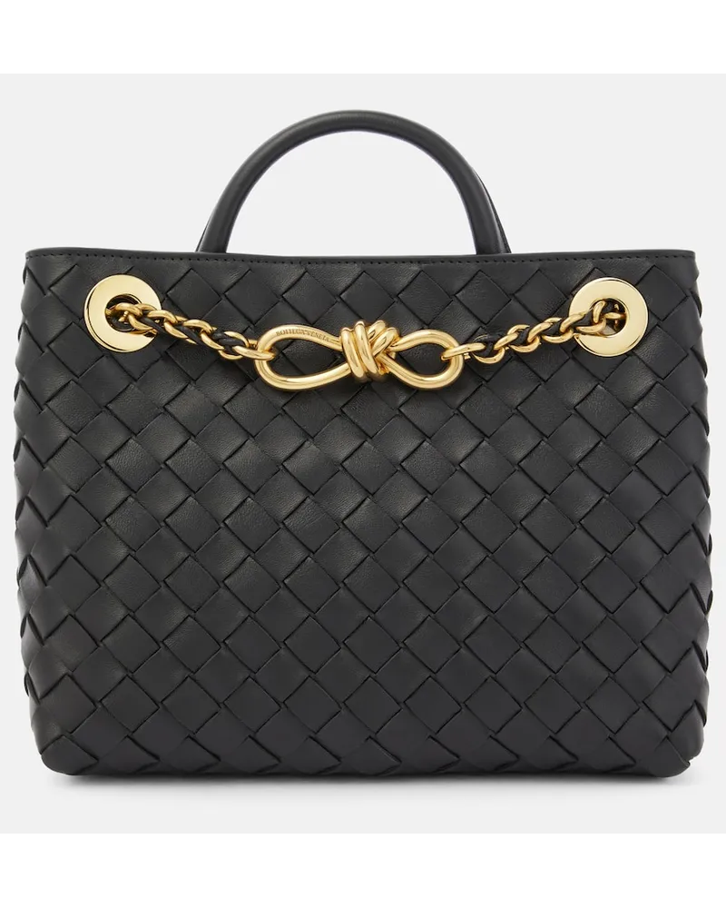 Bottega Veneta Borsa Andiamo Small Chain in pelle Nero