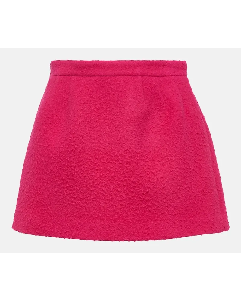 RED Valentino Minigonna in lana vergine Rosa