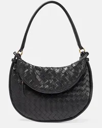 Bottega Veneta Borsa a spalla Gemelli Medium in pelle Nero