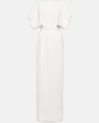 Roksanda Ilincic Bridal - Abito lungo Clementine in crêpe Bianco