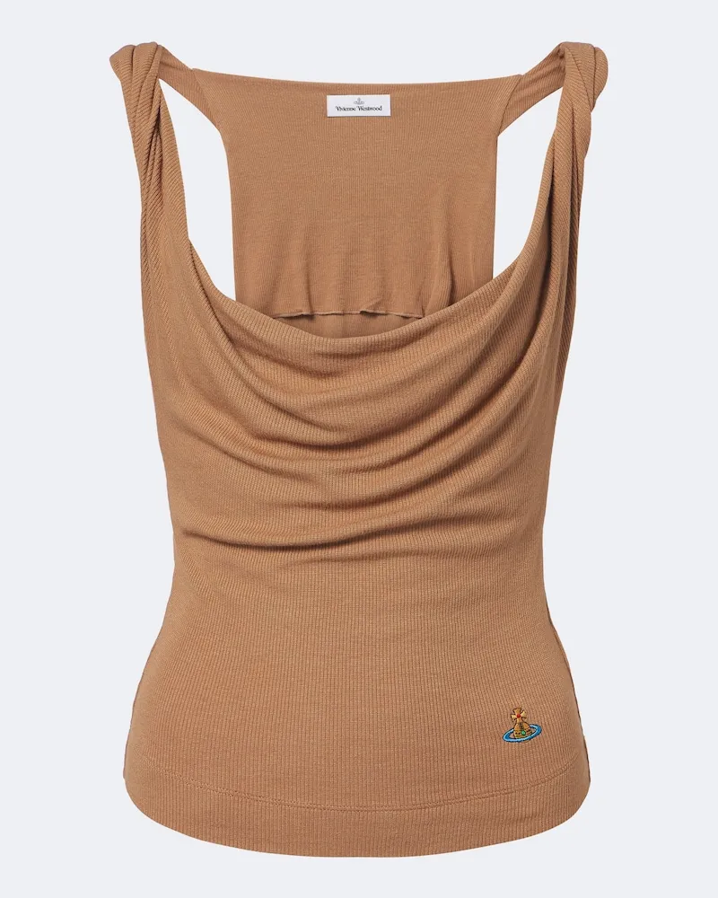 Vivienne Westwood Top Anna in maglia Marrone