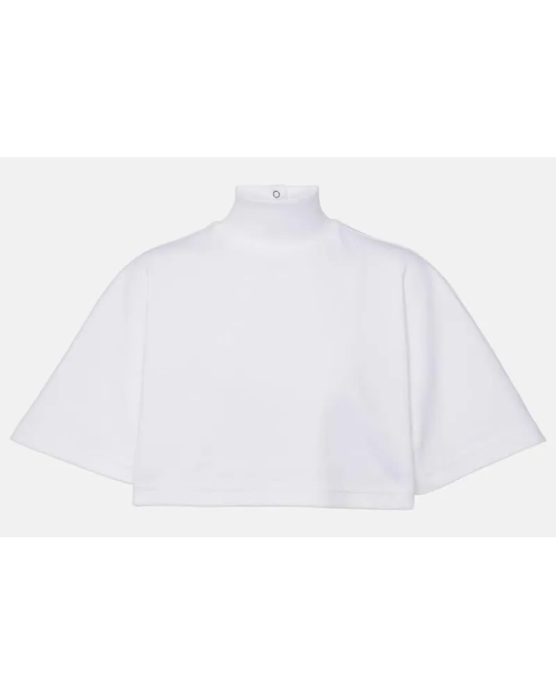 Alaïa AlaÃ¯a Top in cotone Bianco