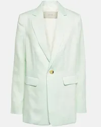 ASCENO Blazer Azores in lino Verde