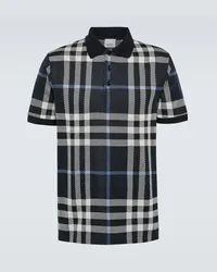 Burberry Polo in cotone a quadri Multicolore