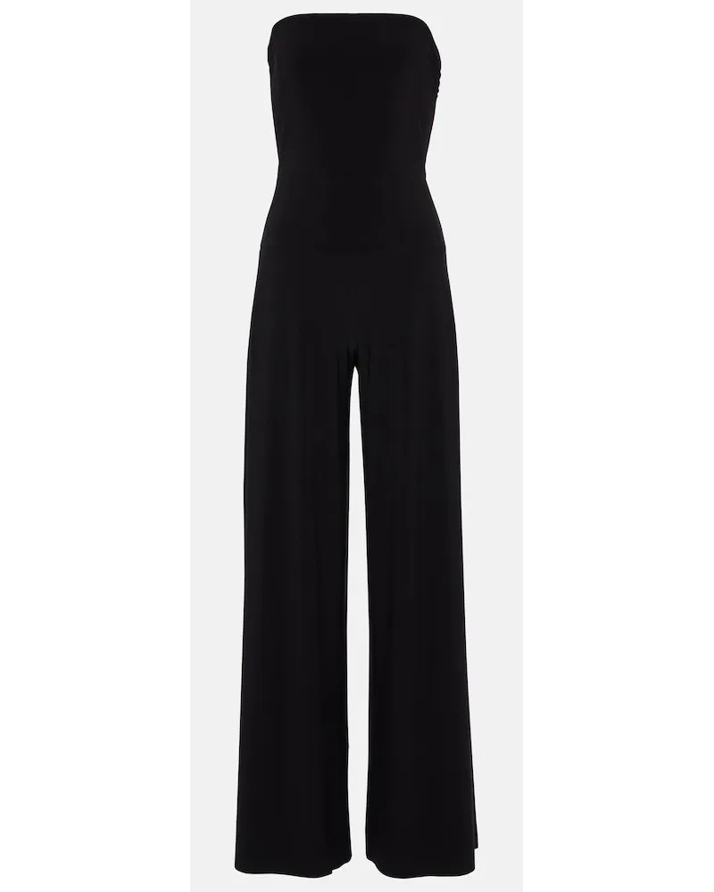 Norma Kamali Jumpsuit a fascia Nero