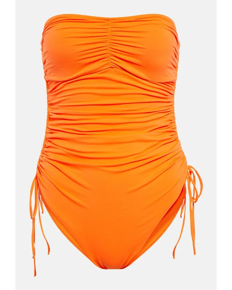Melissa Odabash Costume intero a fascia Sydney Arancione