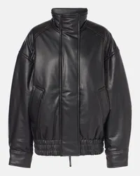 Acne Studios Bomber in similpelle Nero