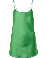 Victoria Beckham Camisole in raso Verde