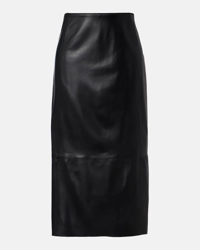 Vince Gonna a tubino in pelle Nero