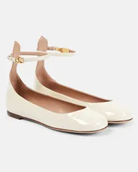 Valentino Garavani Ballerine Tan-Go in vernice Bianco