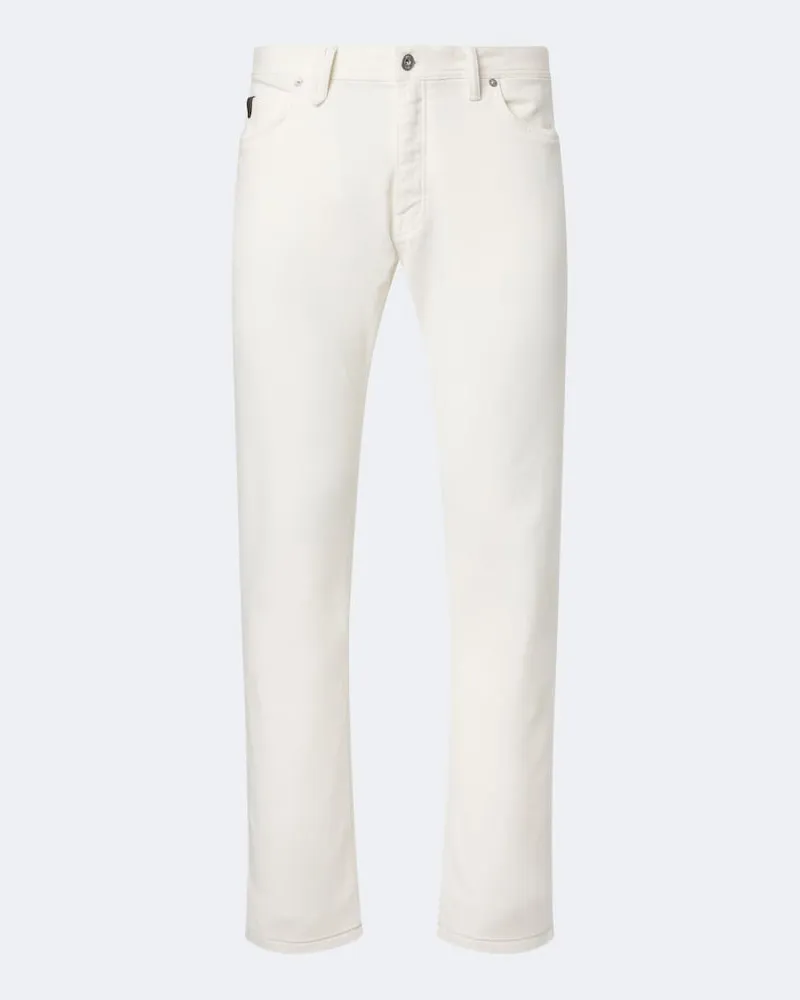 Brioni Jeans slim Meribel Bianco