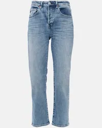 Adriano Goldschmied Jeans regular American a vita media Blu