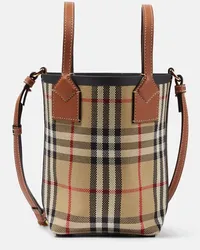 Burberry Borsa London Canvas Mini Beige