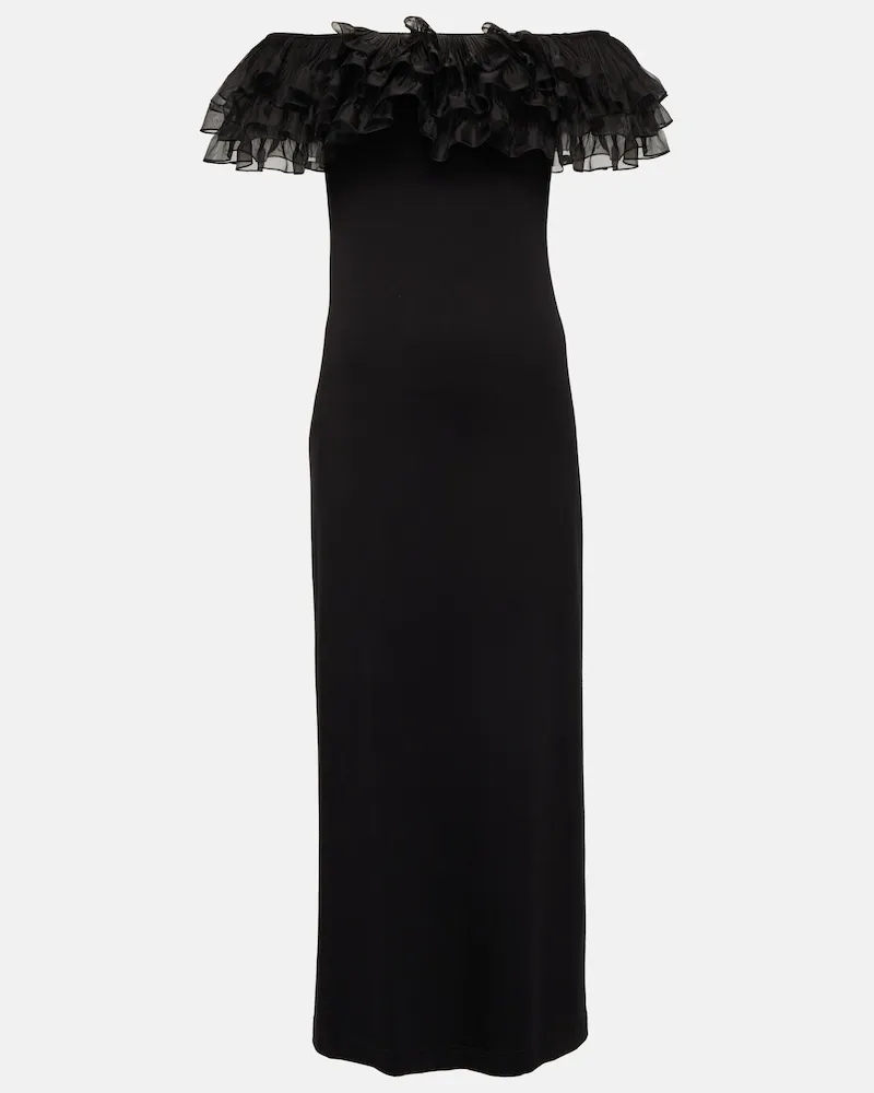 Giambattista Valli Abito lungo in velluto Nero
