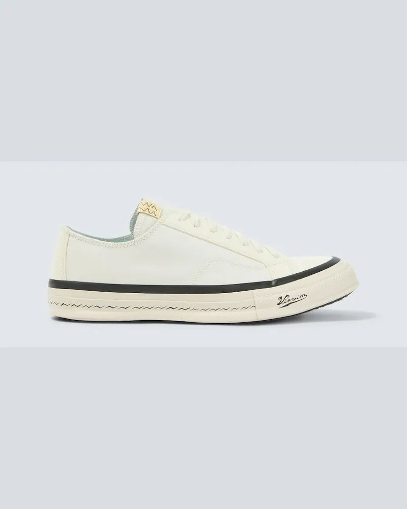 Visvim Sneakers Nolan in canvas con camoscio Bianco