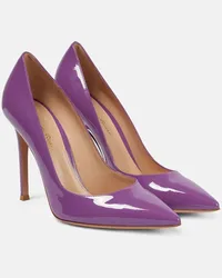 Gianvito Rossi Pumps Gianvito 105 in vernice Viola