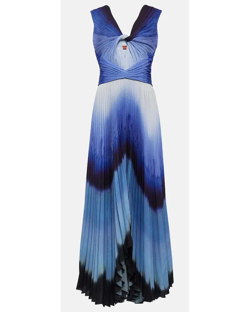 Altuzarra Abito lungo con stampa Blu