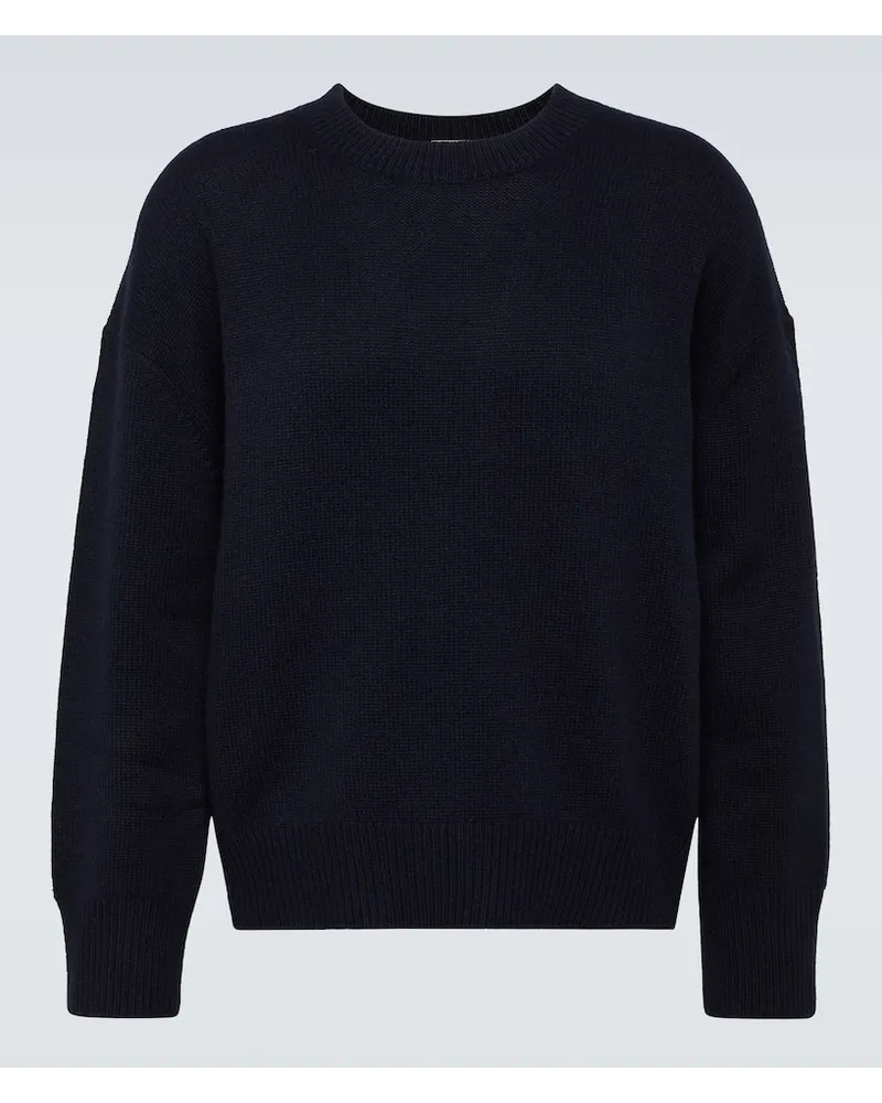 ALLUDE Pullover in cashmere Blu