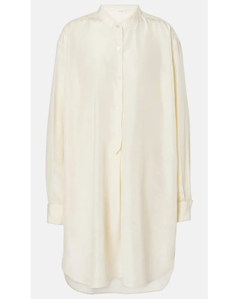 The Row Camicia Eden in seta Bianco
