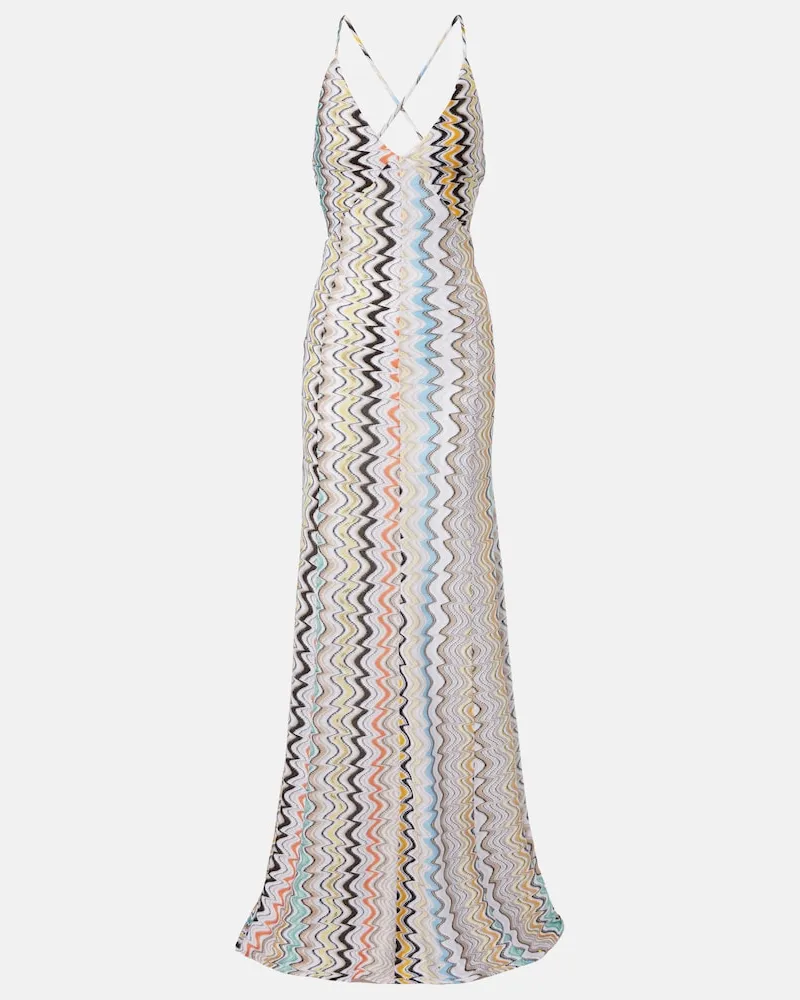 Missoni Abito lungo Wave Multicolore
